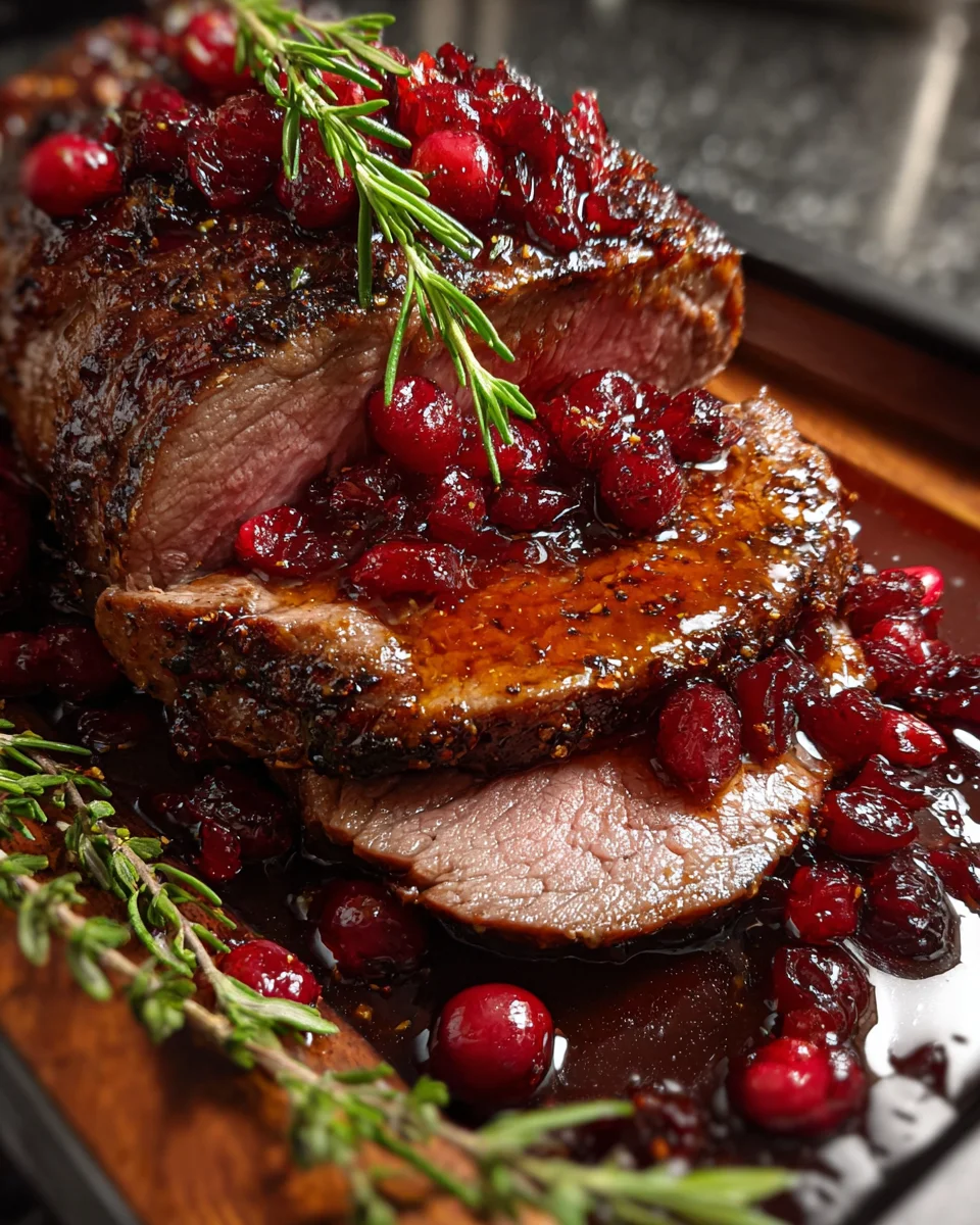 Cranberry Balsamic Roast Beef: A Flavorful Delight Awaits!