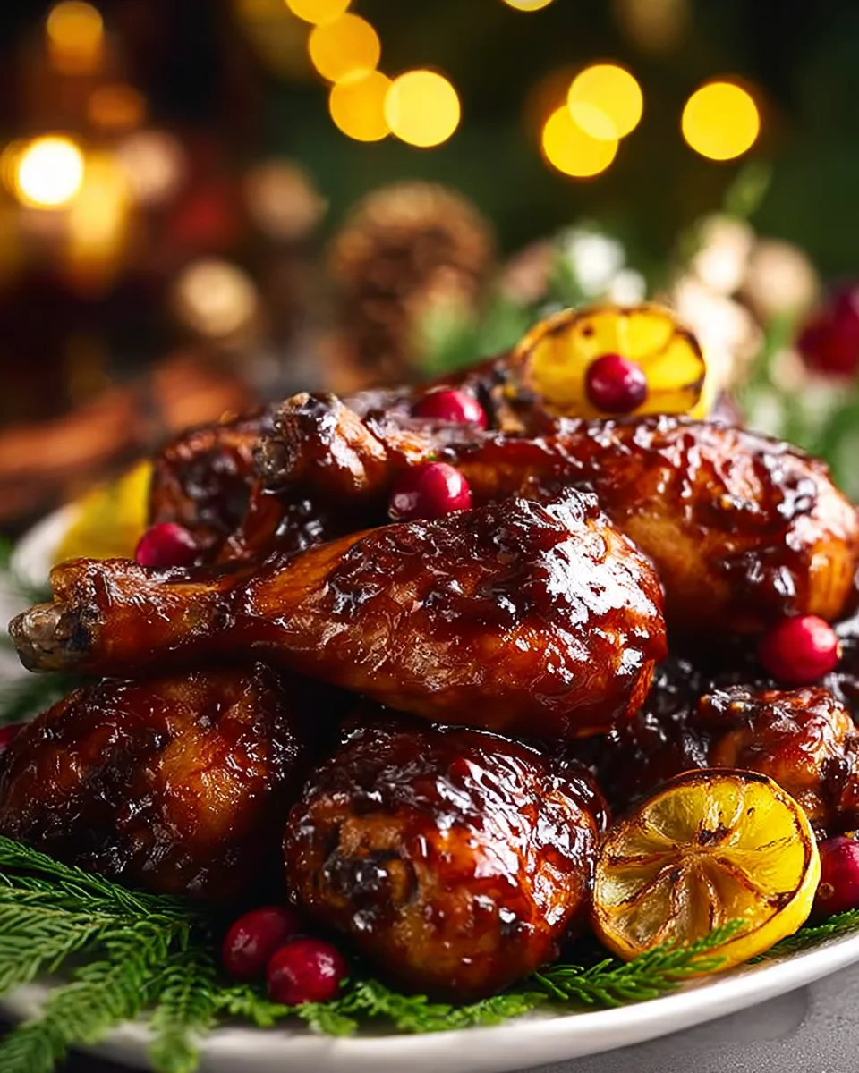 Sticky Glazed Christmas Chicken That Will Wow Your Guests!