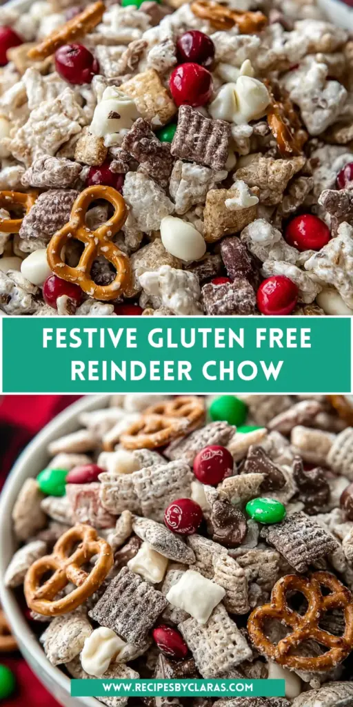 Festive Gluten Free Reindeer Chow 4 Watermelon Pineapple Salad 29