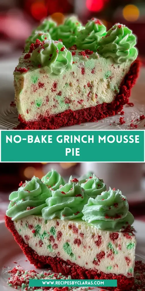 No-Bake Grinch Mousse Pie 4 Watermelon Pineapple Salad 37