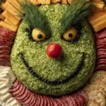 Grinch Face Holiday Cheeseball