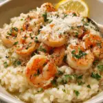 Lemon Garlic Shrimp Risotto