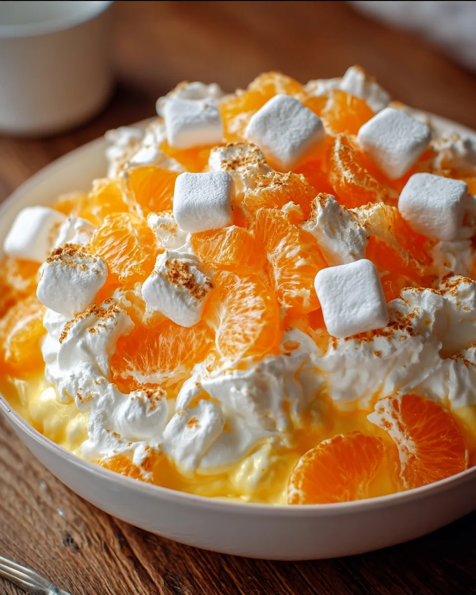 Orange Dreamsicle Salad: A Nostalgic Creamy Delight!