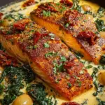 Creamy Tuscan Marry Me Salmon