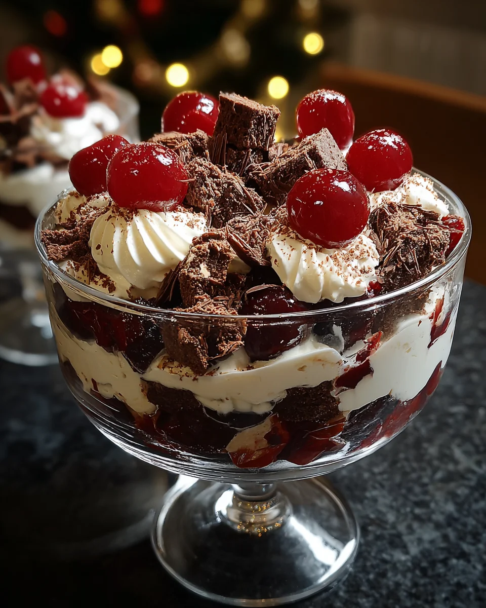Black Forest Christmas Trifle