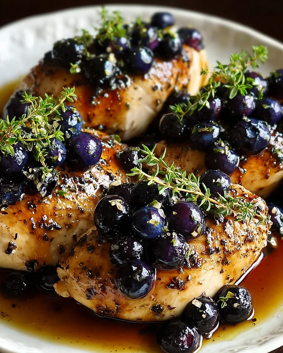 Best-Ever Blueberry Thyme Chicken: A Flavorful Delight!