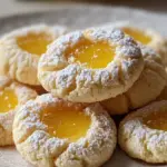 Bakery-Style Lemon Meltaway Thumbprint Cookies