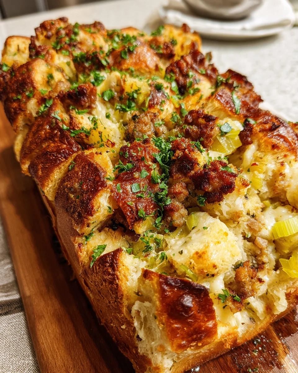 Pull-Apart Stuffing Bread