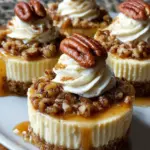 Mini Pecan Pie Cheesecakes