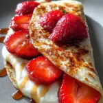 Strawberry Cheesecake Quesadilla Dessert