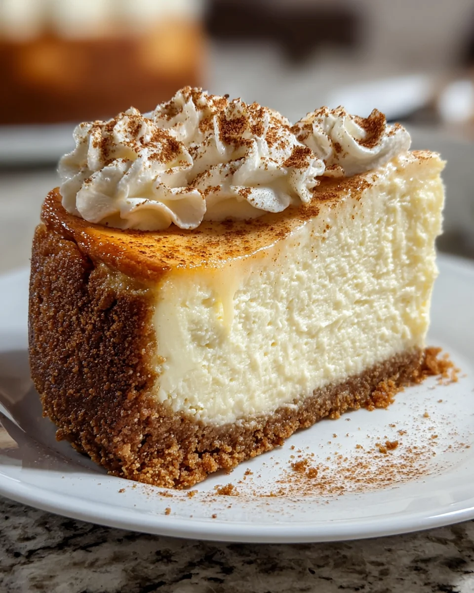 Eggnog Cheesecake Holiday Twist