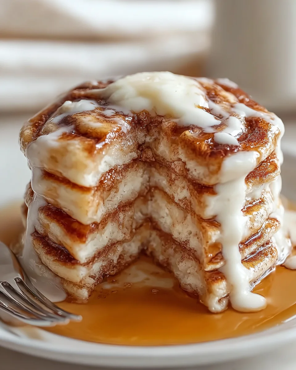 Cinnamon Roll Pancakes Recipe: A Sweet Breakfast Delight!
