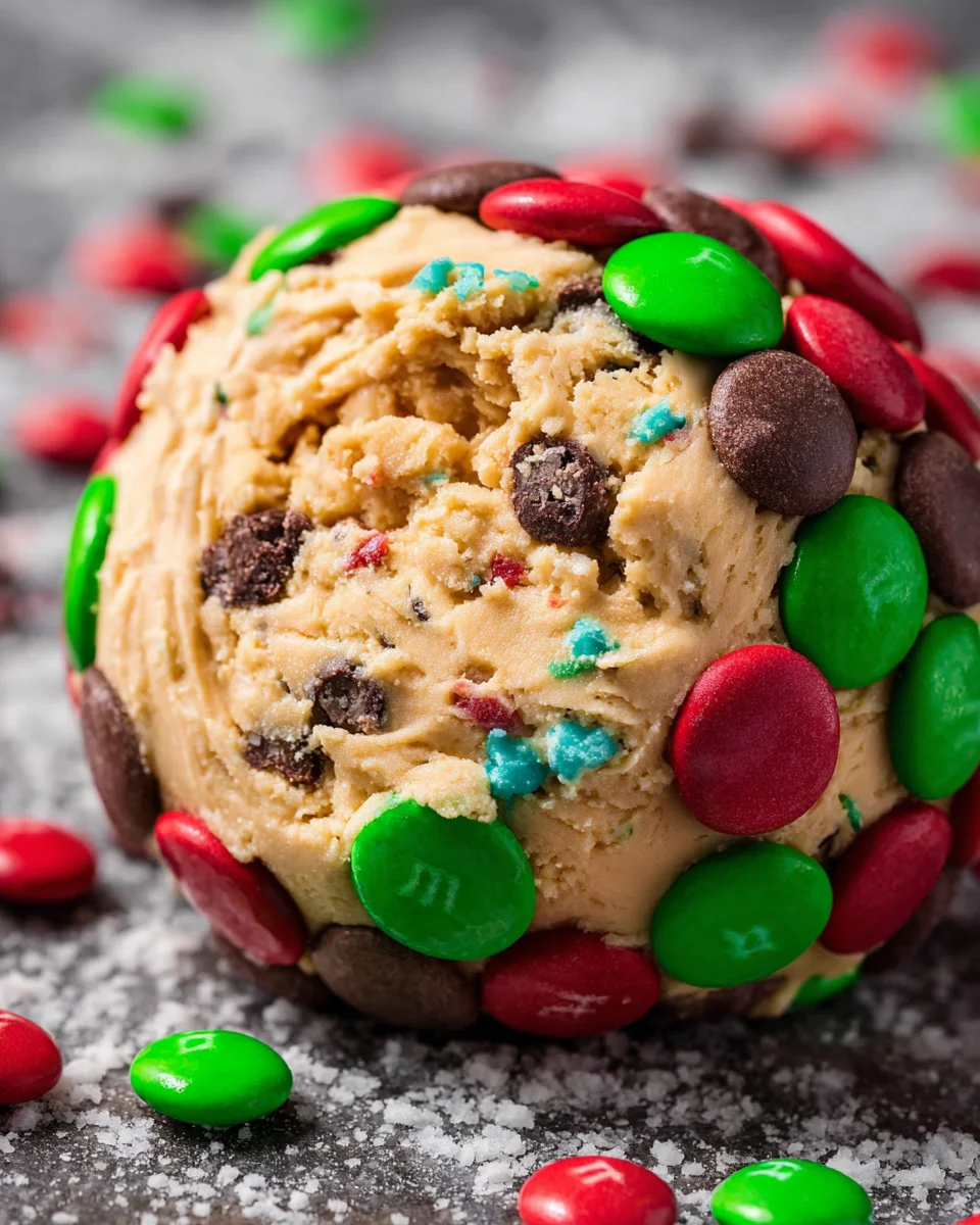 Christmas Cookie Dough Cheeseball