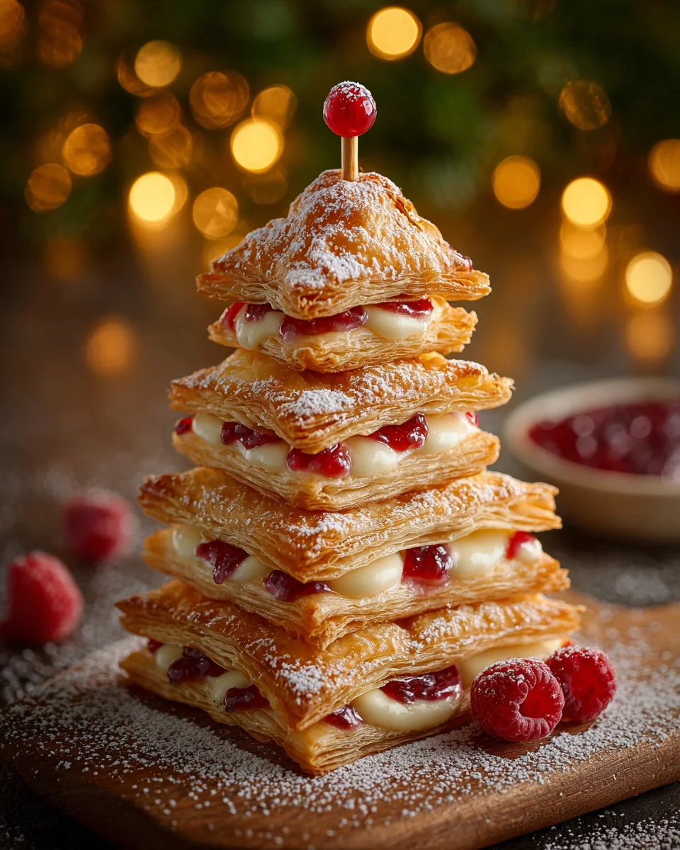 Cream & Jam Holiday Puff Pastry Tree Will Delight You!