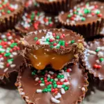 Christmas Chocolate Caramel Cups