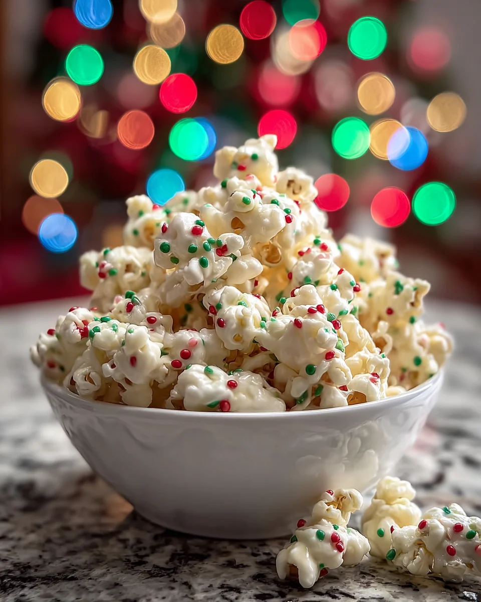 Christmas Puffcorn Munch: Irresistibly Fun Treat Recipe!
