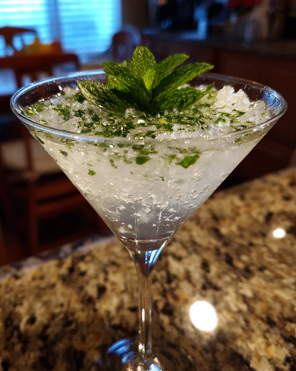 Polar Bear Martini: The Minty, Chocolatey Cocktail