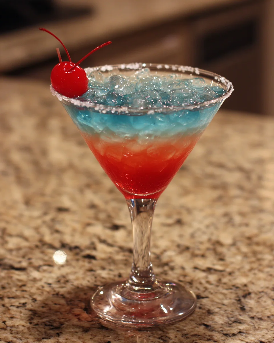 Purple Snowstorm Martini