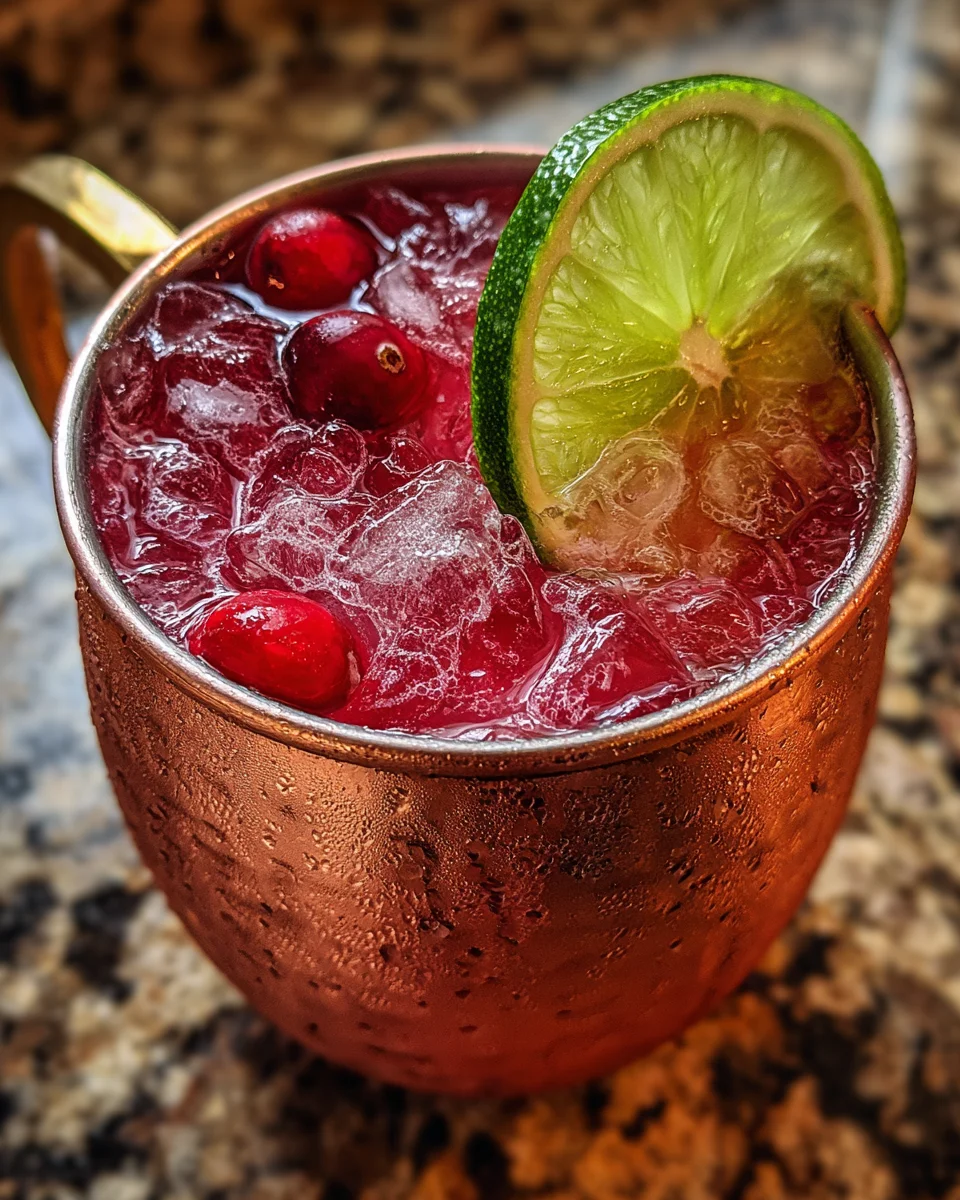 Christmas Cranberry Mule