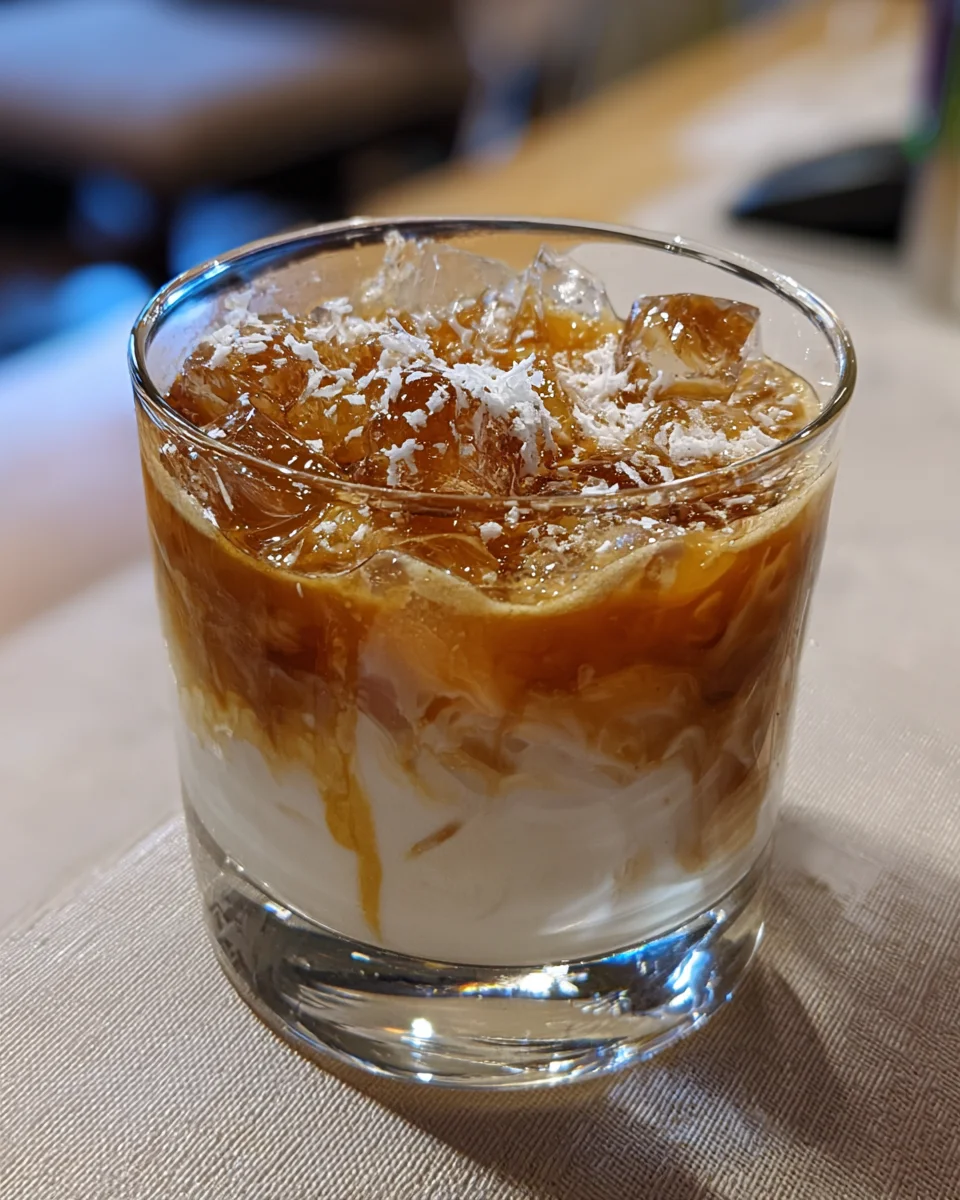 Coconut Snowstorm Martini