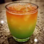 The Grinch Layered Cocktail