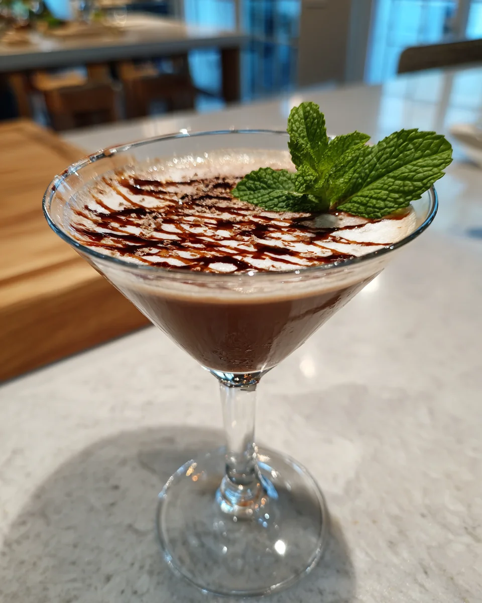 Chocolate Peppermint Martini