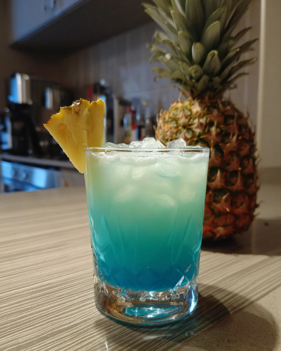 Jack Frost Blue Christmas Cocktail