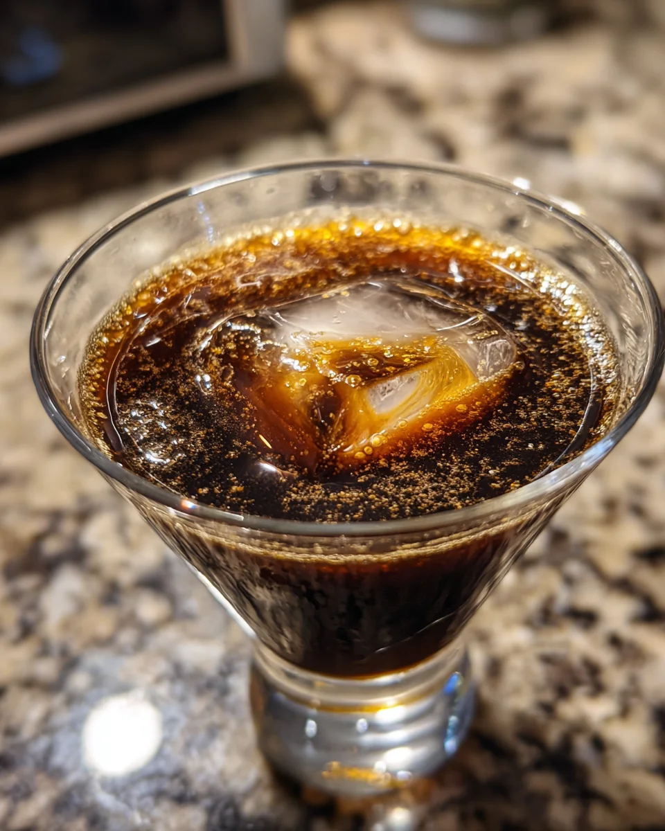 Blackout Blizzard: A Bold, Boozy Coffee Cocktail