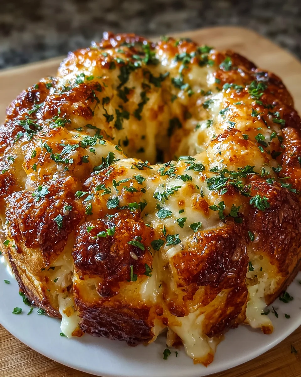 Chicken Alfredo Monkey Bread