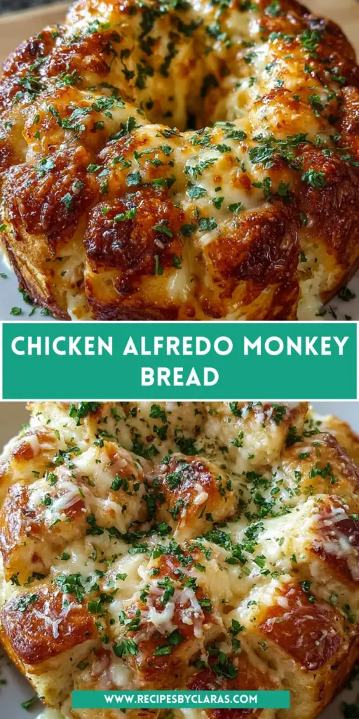 Chicken Alfredo Monkey Bread 4 Watermelon Pineapple Salad 87