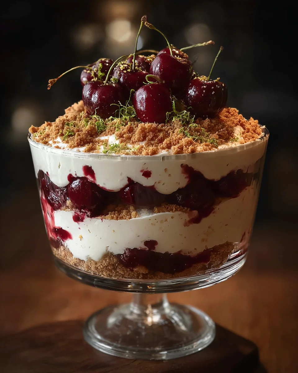 Cherry Cheesecake Trifle