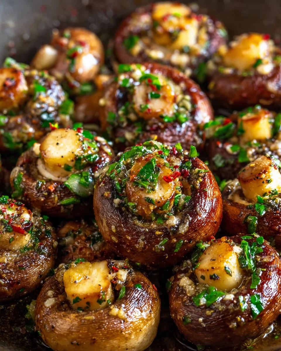 Steakhouse Garlic Butter Mushrooms