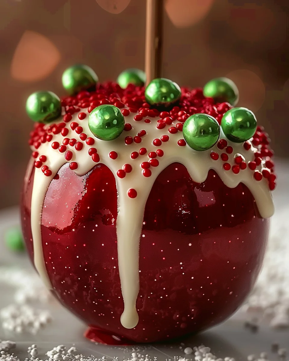 Holiday Snowcap Candy Apples: A Sweet Festive Delight!