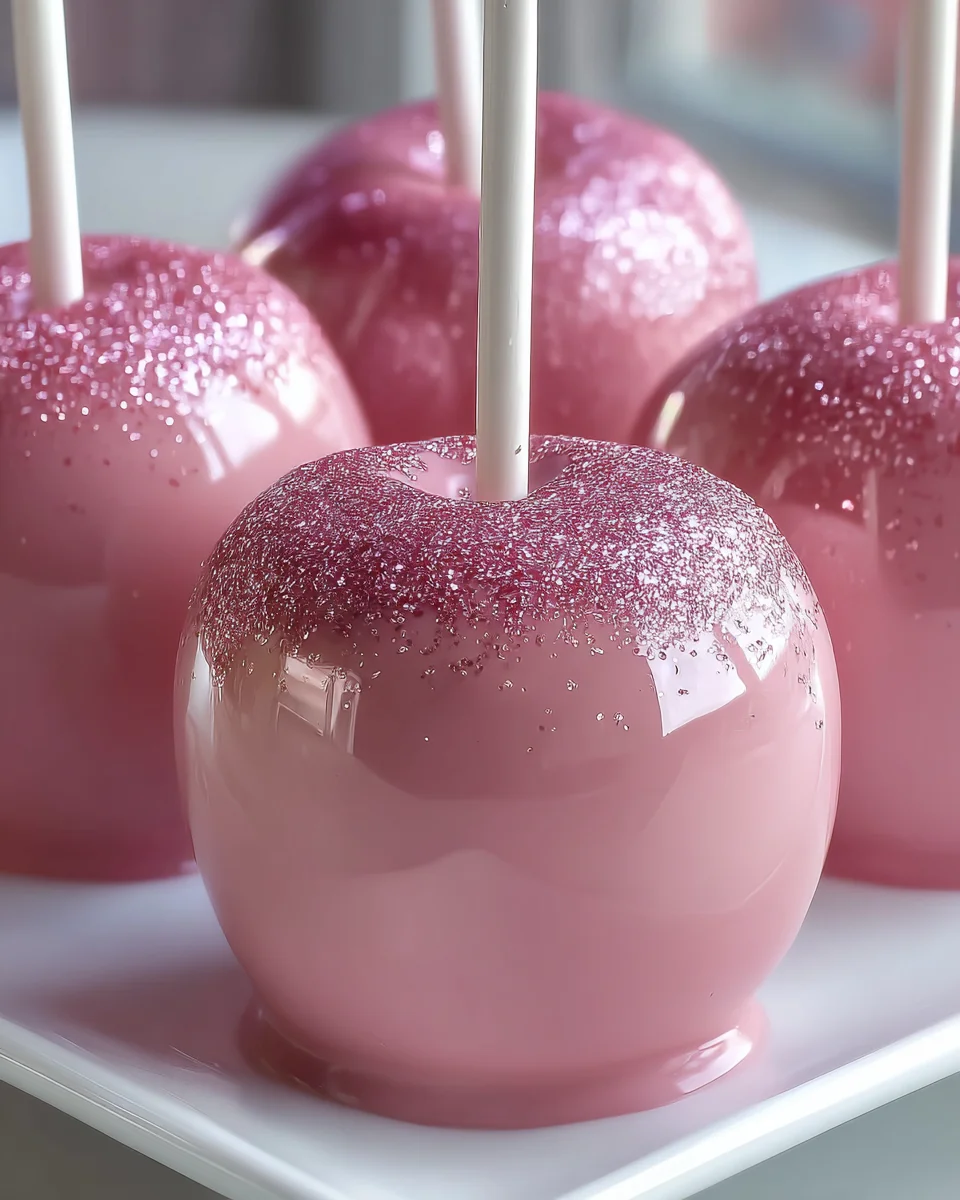 Strawberry Crème Savers Candy Apples: Irresistibly Sweet Treat!