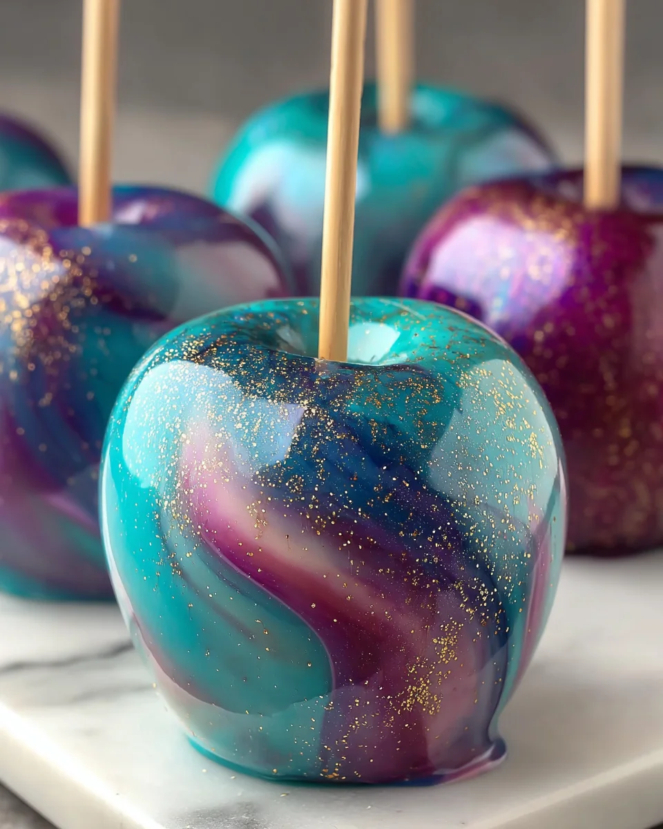 Galaxy Candy Apples: Create Your Own Sparkling Treat!
