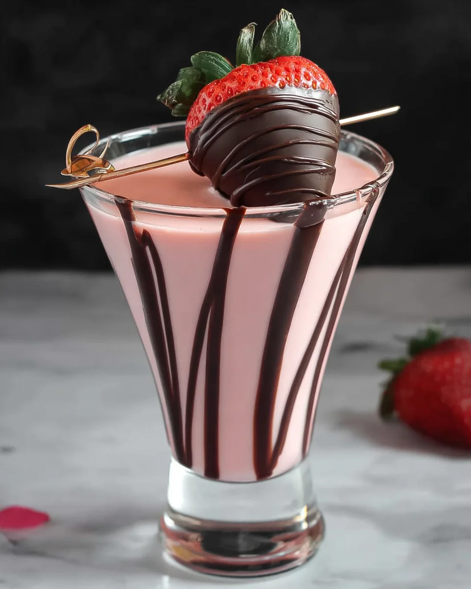 Easy Chocolate Covered Strawberry Martini: A Decadent Drinkable Dessert