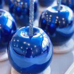 Royal Blue Candy Apples