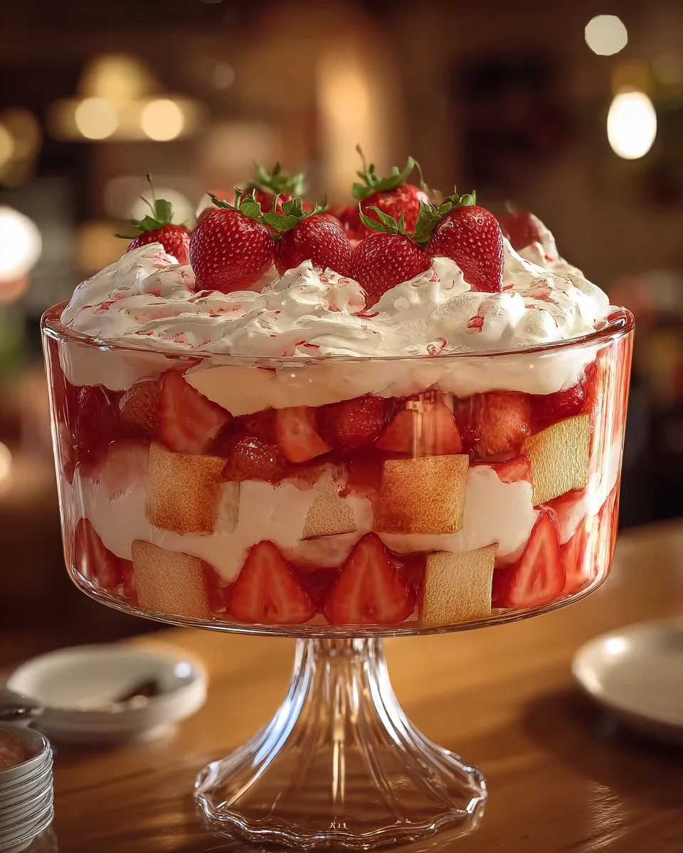 Southern Strawberry Punch Bowl Cake: A Delicious Delight!