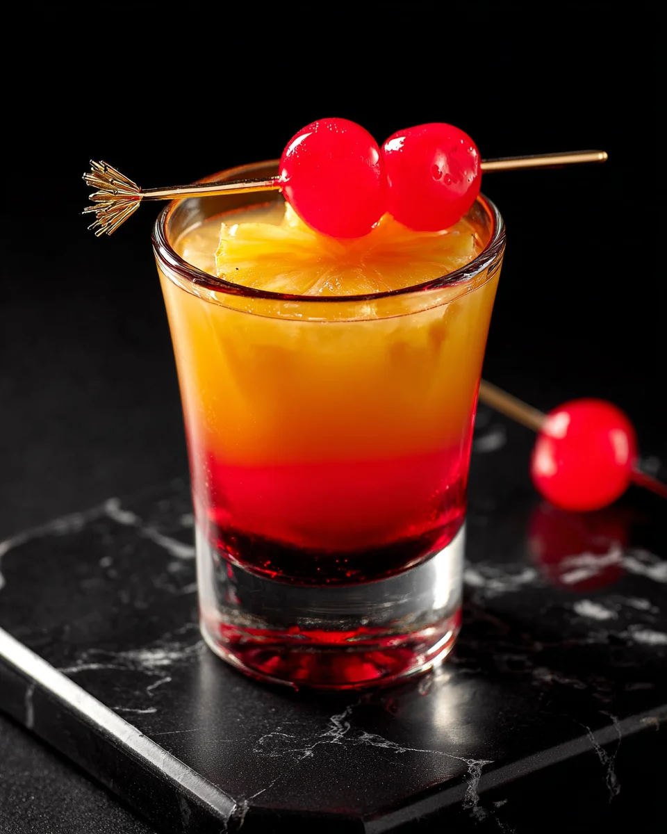 Pineapple Upside Down Cake Shot