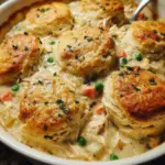 Chicken Pot Pie With Biscuits: A Cozy Family Favorite!