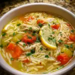 Greek-Inspired Lemon Chicken Orzo Soup: Try This Today!