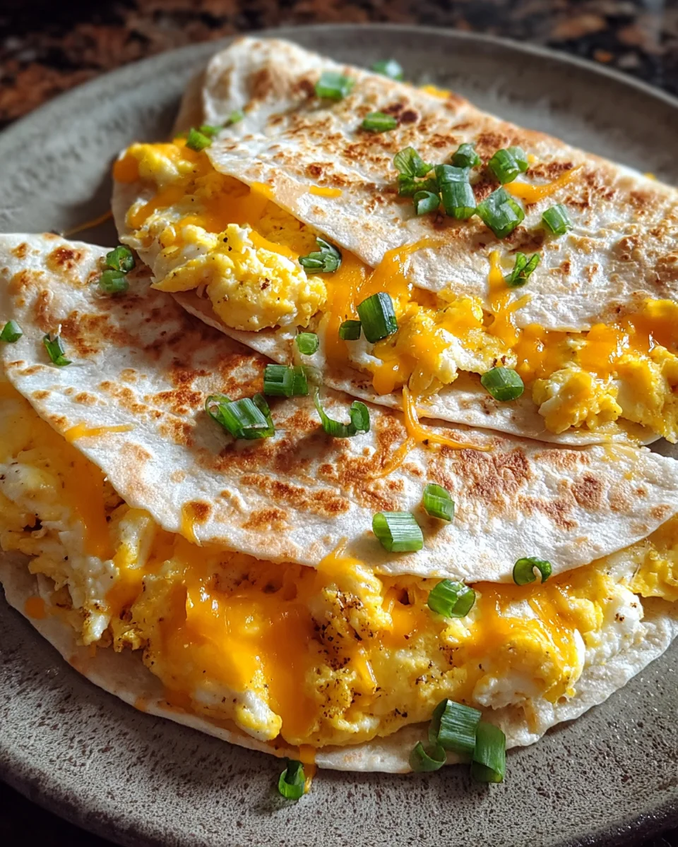 Cheddar Egg Quesadilla: A Quick and Tasty Delight!
