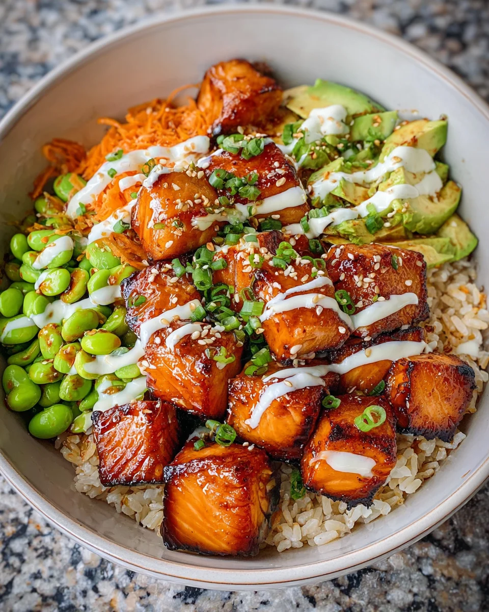 Salmon Teriyaki Bowl