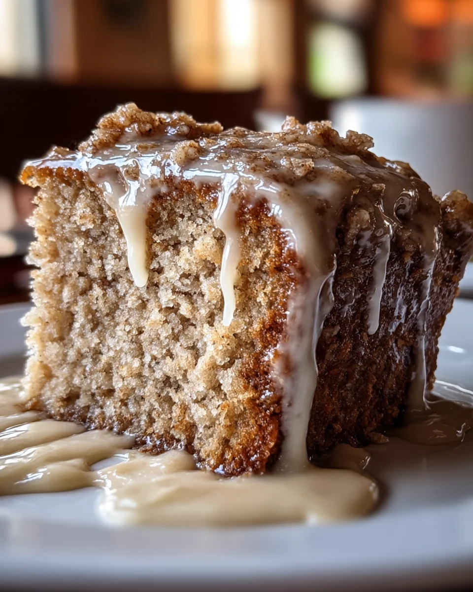 Amish Applesauce Cake