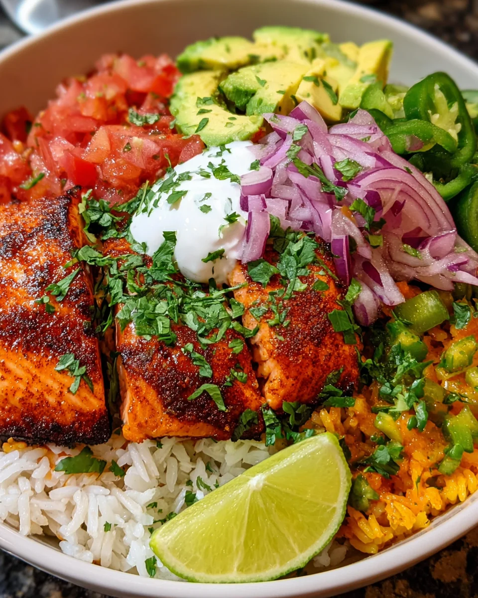 Salmon Taco Bowl