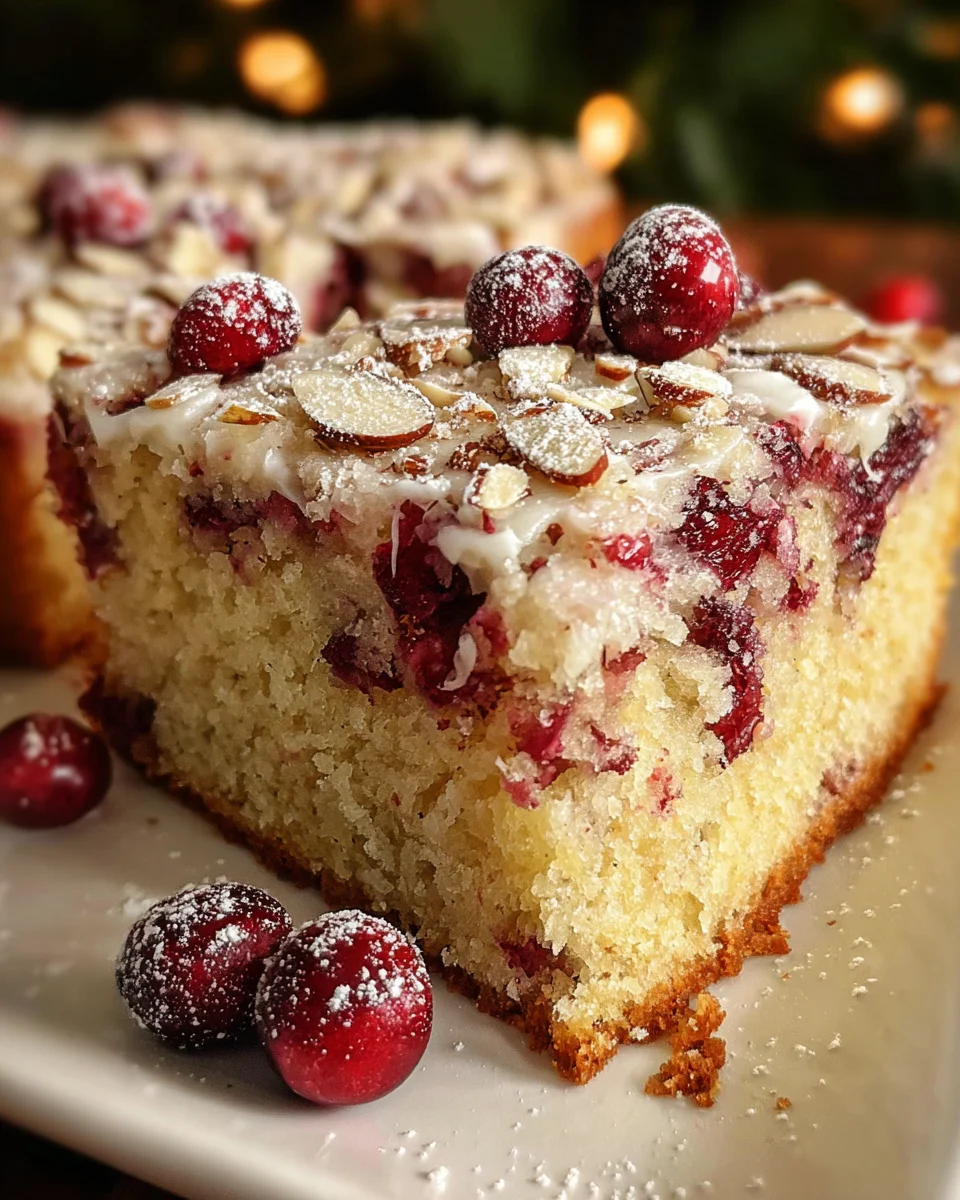 Almond Cranberry Cake Delight: A Treat You’ll Love!