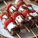 Sweet Strawberry Brownie Kabobs: A Delightful Treat Awaits!