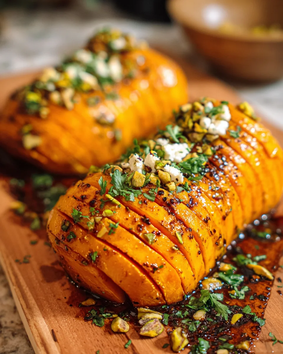 Hasselback Butternut Maple Mustard