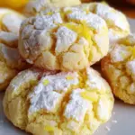 Lemon Crinkle Butter Cookies