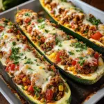 Stuffed Zucchini Boats